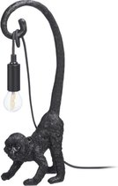 Tafellamp aap - zwart - decoratie - lamp