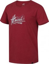 Hannah T-shirt Garbo Heren Katoen/polyester Rood/grijs Mt S