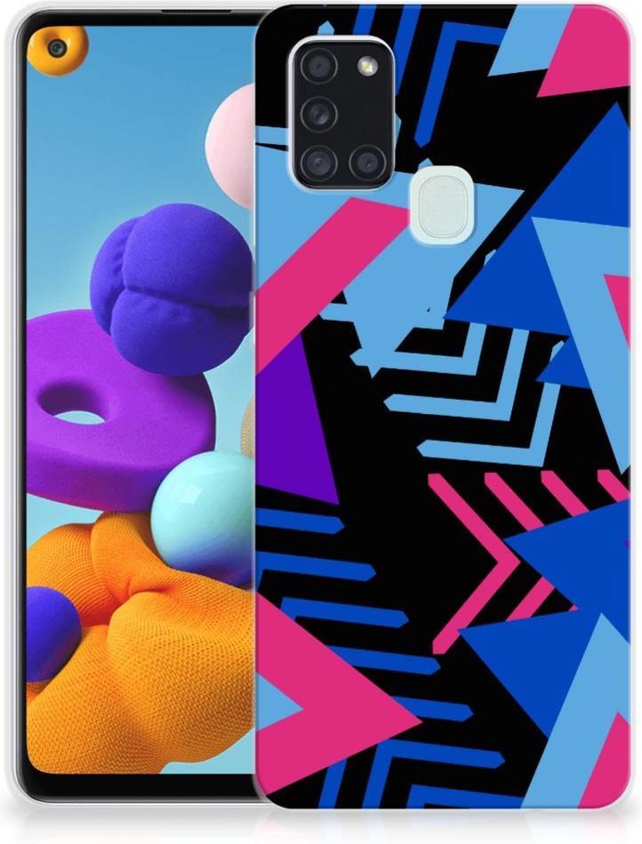 Samsung Galaxy A21s TPU Hoesje Funky Triangle