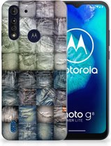 Leuk Hoesje Motorola Moto G8 Power Lite Telefoonhoesje Spijkerbroeken
