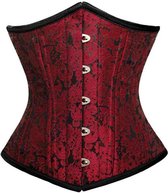 Attitude Holland Underbust korset -M- Ohaia Rood/Zwart
