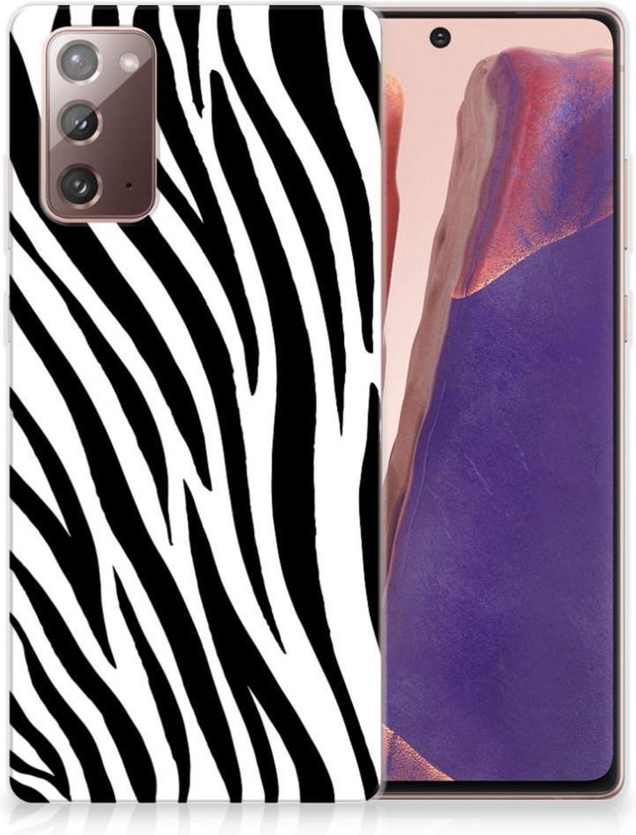 Samsung Note 20 TPU Hoesje Zebra