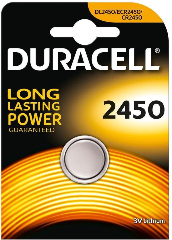 Duracell CR2450 Lithium knoopcel batterij - 3V - 1 stuk | bol.com