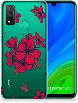Foto hoesje Huawei P Smart 2020 Telefoon Hoesje Blossom Red