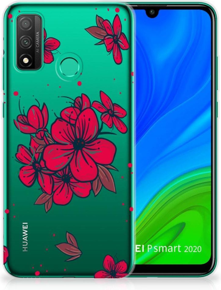 Huawei P Smart 2020 TPU Case Blossom Red