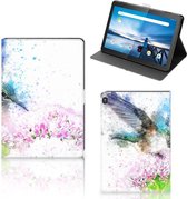 Leuk Hoes Lenovo Tablet M10 Cover met Standaard Vogel