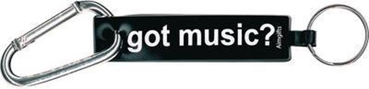 Sleutelhanger met lus 'Got Music'