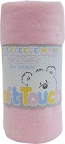 Soft Touch Fleece Deken Meisjes 75 X 100 Cm Polyester Roze