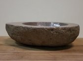 Vasque en pierre naturelle FL2073 - 54x42x15cm