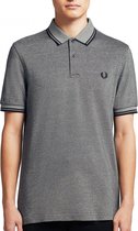 Fred Perry - Twin Tipped Shirt - Piqué Polo - M - Grijs