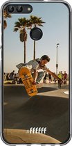 Huawei P Smart (2018) Hoesje Transparant TPU Case - Let's Skate #ffffff