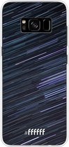Samsung Galaxy S8 Plus Hoesje Transparant TPU Case - Moving Stars #ffffff