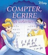 Disney compter, écrire et colorier princesse