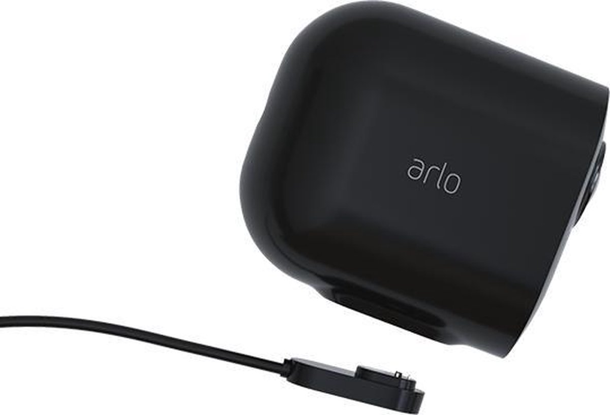 Arlo magnetische stroomkabel voor binnen (zwart) - STROOMKABEL - Arlo Gecertficieerd Accessoire - 2,4 m magnetische stroomkabel - Compatibel met Arlo Ultra 2 (+XL), Pro 5, pro 4 (+XL), Pro 3, Go 2 beveiligingscamera's & floodlight - VMA5001C-100EUS