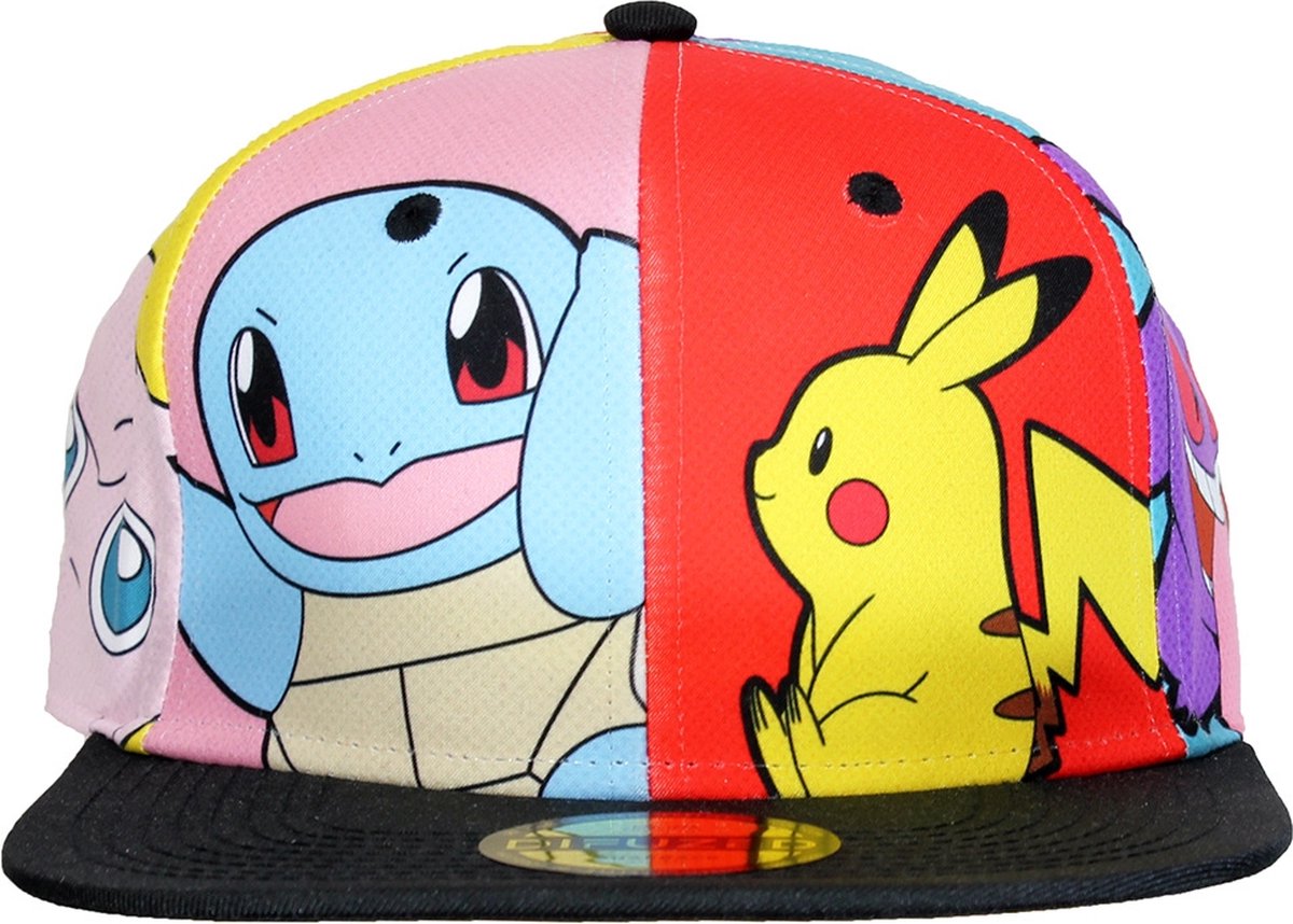 Pokémon - Multi Pop Art Snapback Pet - Multicolours - Difuzed
