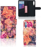 Flipcase Xiaomi Mi 9 Telefoon Hoesje Cadeau voor Moeder Bosje Bloemen