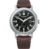 Citizen  AW1620-21E Horloge - Leer - Bruin - Ø 42 mm