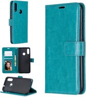 Motorola Moto E6 Plus / E6s hoesje book case turquoise