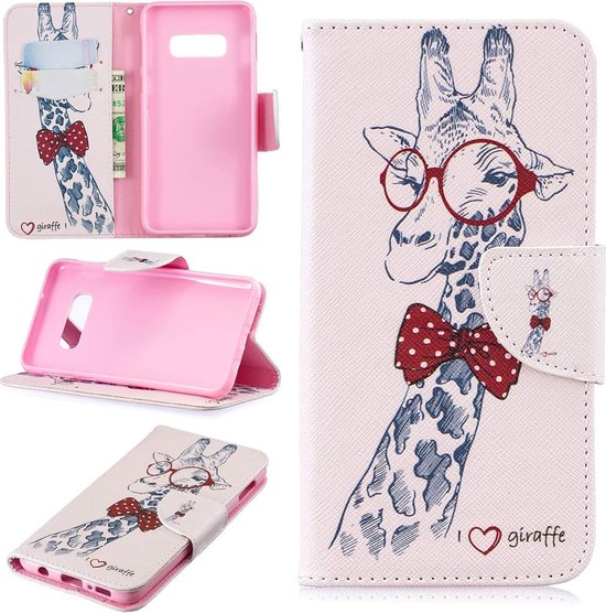 Samsung Galaxy S10E  Bookcase hoesje - Giraffe