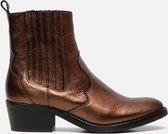 Ann Rocks Ann Rocks Enkellaarsjes Brons Leer - Maat 36