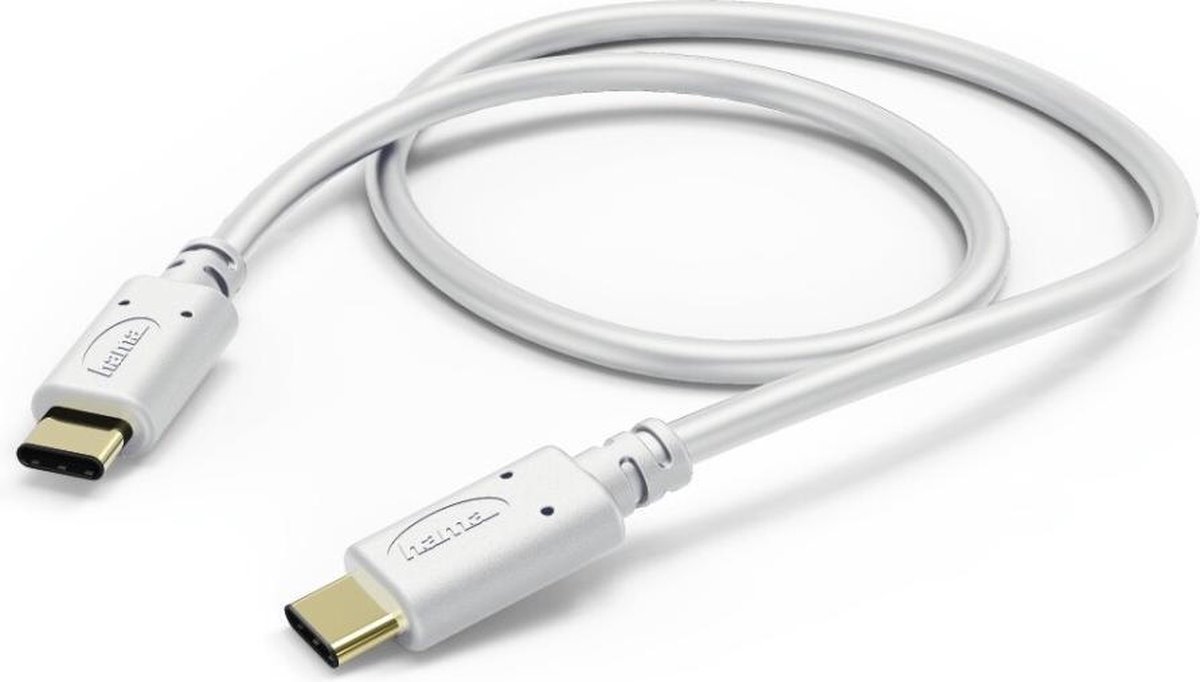 Hama Oplaad-/gegevenskabel USB Type-C - USB Type-C 1,5 M Wit