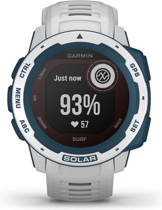 Garmin Instinct Solar Smartwatch Surf Edition - Robuust GPS Sporthorloge -...