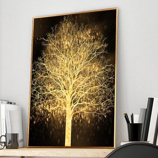Canvas Experts doek met Gouden boom leuk te maat 47x67CM *ALLEEN... | bol.com