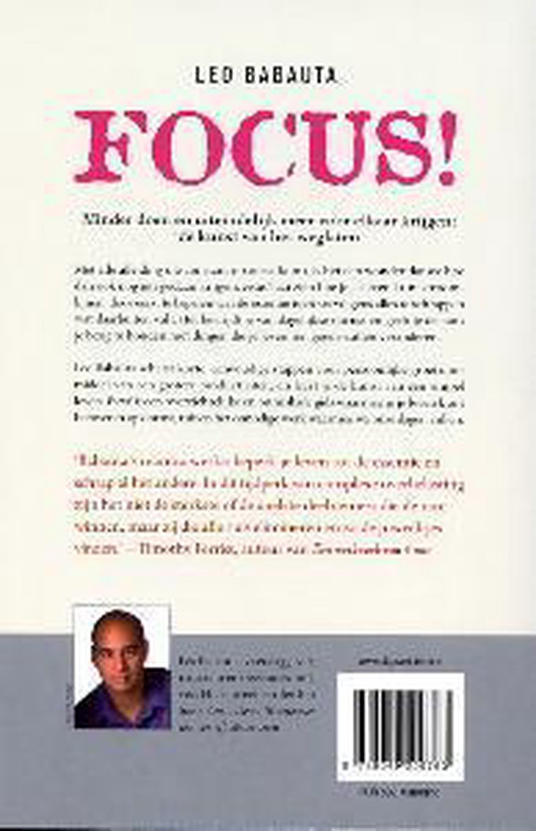 Focus! - back cover