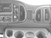 Brodit ProClip houder geschikt voor Dodge Ram Van/Wagon 1998-2004 Angled mount