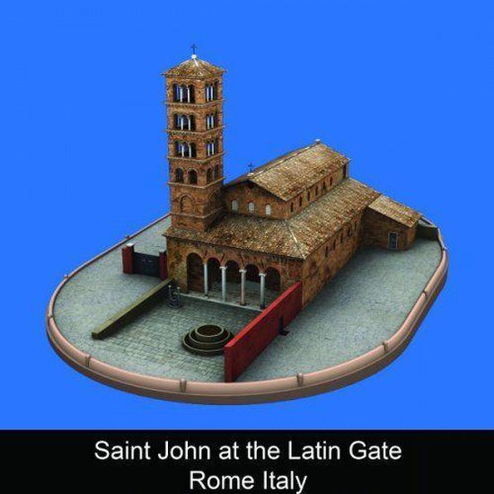 Saint John at the Latin Gate Rome Italy - cover