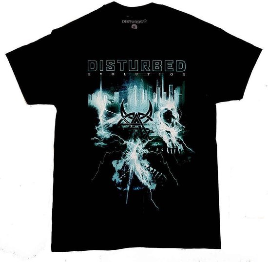 Disturbed - Apocalypse Dateback Heren T-shirt - M - Zwart
