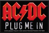 AC/DC Patch Plug Me In Zwart