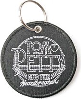 Tom Petty Sleutelhanger Circle Logo Zwart