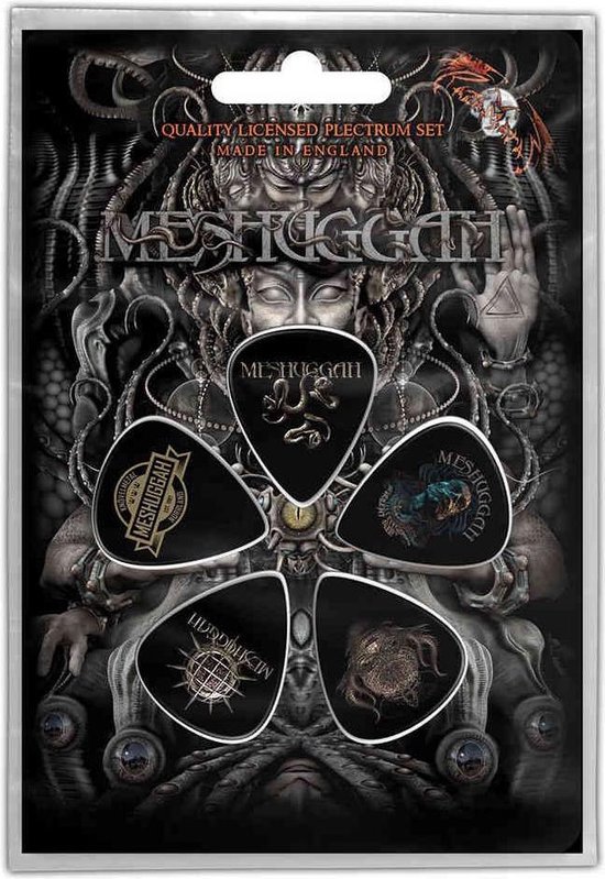 Foto: Meshuggah musical deviance plectrum set van 5 multicolours