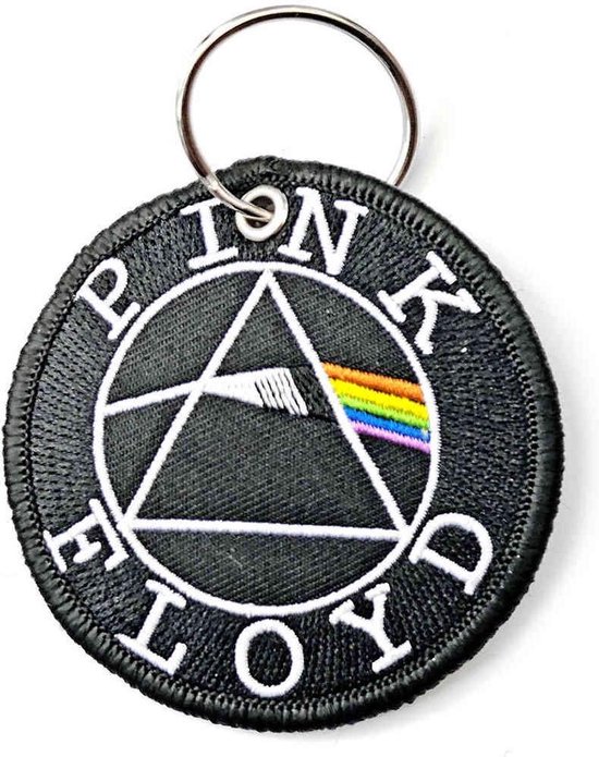 Pink Floyd - Circle Logo Sleutelhanger - Zwart