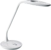 LED Bureaulamp met Vergrootglas - Aigi Magnoty - 5W - Natuurlijk Wit 5000K - Dimbaar - Glans Wit - BES LED