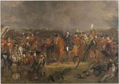 De slag bij Waterloo, Jan Willem Pieneman - Foto op Forex - 160 x 120 cm