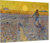 De zaaier, Vincent van Gogh - Foto op Plexiglas - 60 x 40 cm