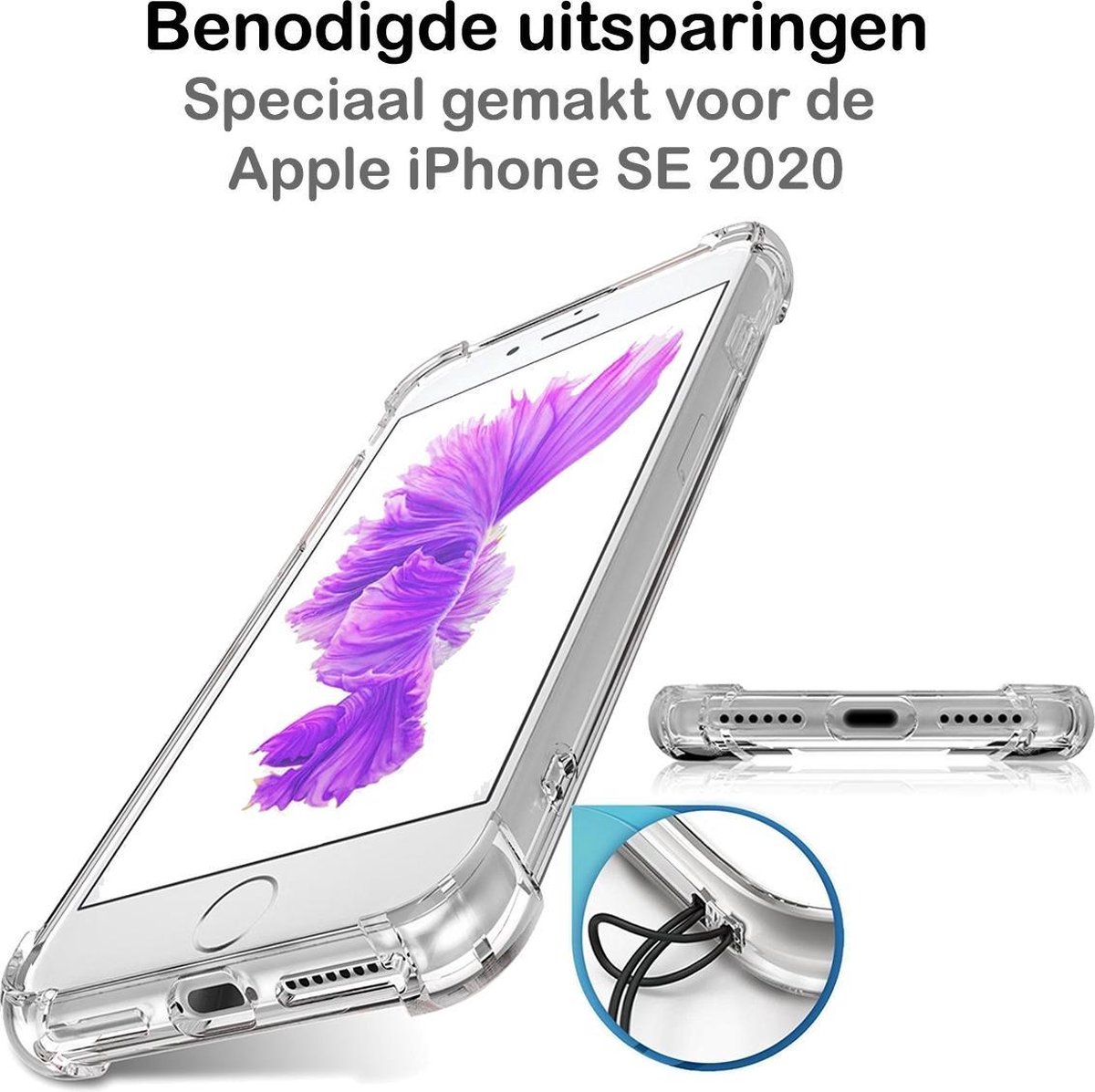 Iphone Se Hoesje Siliconen Case Shock Proof Hoes Transparant Bol Com Iphone Se Hoesje Siliconen Case Shock Proof Hoes Transparant Bol Com