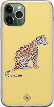 iPhone 11 Pro hoesje siliconen - Leo wild | Apple iPhone 11 Pro case | TPU backcover transparant