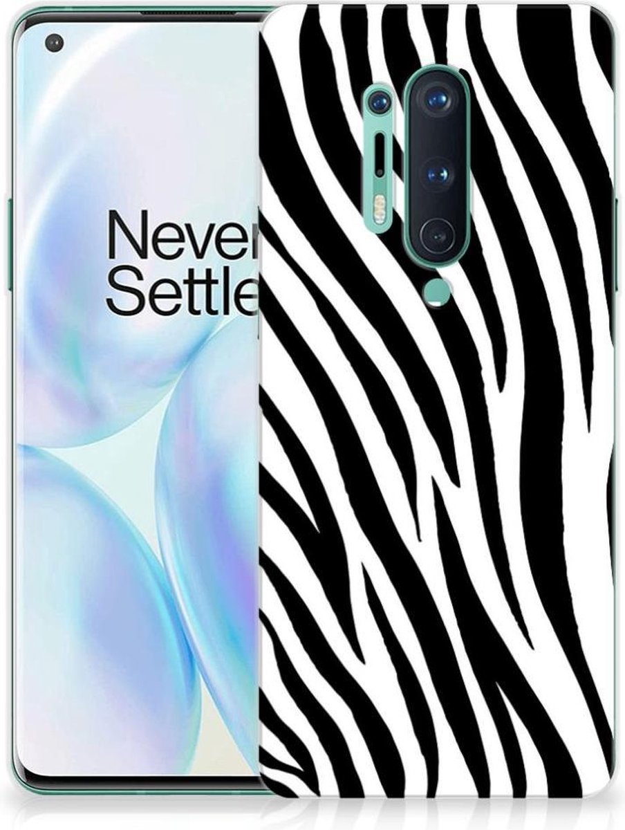 OnePlus 8 Pro TPU Hoesje Zebra