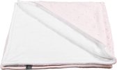 Baby's Only Gebreide wikkeldeken - Omslagdoek baby Cable - Chenille voering - Classic Roze - 75x75 cm - Geschikt voor drie- en vijfpuntsgordel