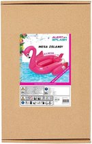 Alert Splash Opblaasbaar Flamingo Eiland 240x180 cm