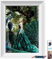 Artstudioclub®  Diamond painting volwassenen 25*30cm  vrouw