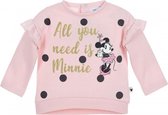 Disney Minnie Mouse Sweater - Baby - Roze - Maat 62/68 (6 maanden/67 cm)