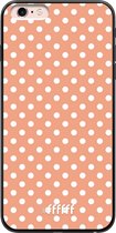 iPhone 6 Plus Hoesje TPU Case - Peachy Dots #ffffff