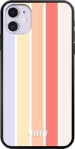 iPhone 11 Hoesje TPU Case - Vertical Pastel Party #ffffff