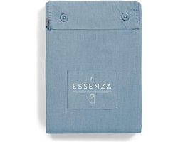 ESSENZA Guy Dekbedovertrek Blauw - Lits-Jumeaux XL – 260x200/220 cm