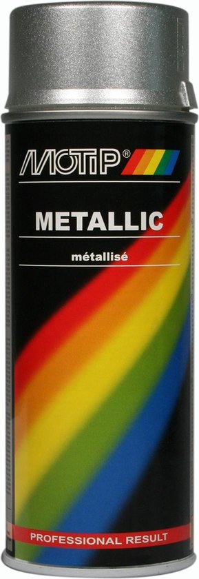 Motip Metallic Lak Zilver 400 ml | bol.com