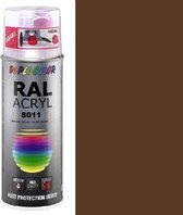 Dupli-Color acryllak hoogglans RAL 8011 notenbruin - 400 ml.